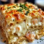 Creamy Shrimp Lasagna Recipe - Easy Dinner Idea 82 Creamy Shrimp Lasagna - Easy Dinner Recipe