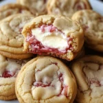 Strawberry Cheesecake Stuffed Cookies Recipe - Easy Dessert 94 Strawberry Cheesecake Stuffed Cookies Recipe - Easy Dessert