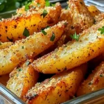 Garlic Parmesan Potato Wedges Recipe – Easy Dinner Side Dish 55 Garlic Parmesan Potato Wedges Recipe – Easy Dinner Side Dish