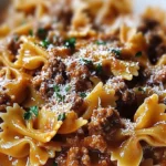 Cheesy Beef and Bowtie Pasta – Easy Family Dinner Idea 112 Cheesy Beef and Bowtie Pasta – Easy Family Dinner Idea