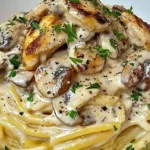 Creamy Garlic Mushroom Chicken Pasta – Easy Family Dinner 64 Creamy Garlic Mushroom Chicken Pasta – Easy Family Dinner