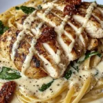 Fettuccine Alfredo with Chicken and Spinach - Easy Recipe 58 Fettuccine Alfredo with Chicken and Spinach - Easy Recipe