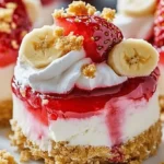 Mini Banana Strawberry Cream Cheesecakes Recipe 52 Mini Banana Strawberry Cream Cheesecakes Recipe