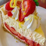Heavenly Lemon Strawberry Cheesecake Recipe – Easy Dessert 103 Heavenly Lemon Strawberry Cheesecake Recipe – Easy Dessert