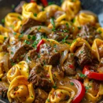 Philly Cheesesteak Tortellini Bake – Best Dinner Recipe 73 Philly Cheesesteak Tortellini Bake – Best Dinner Recipe