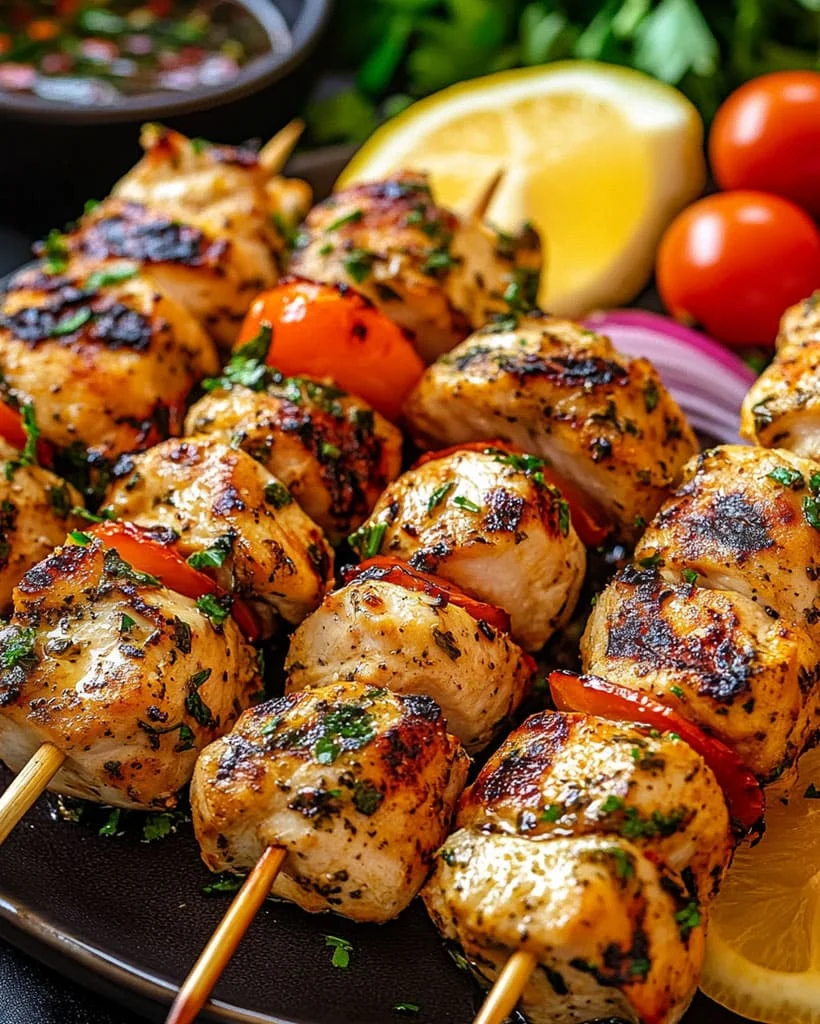 Easy Greek Chicken Souvlaki Recipe | Healthy Grill Ideas