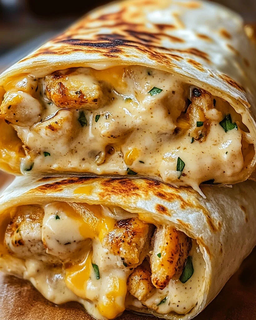 5 Easy Chicken Wrap Recipes for Every Occasion 1 Cheesy Garlic Chicken Wraps11