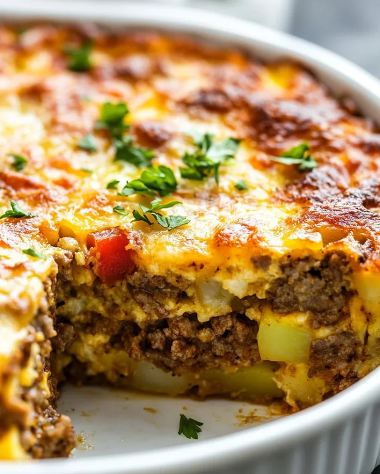 Easy Sausage Potato Frittata – Gluten-free breakfast casserole