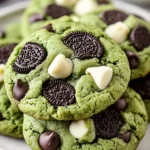 Easy Green Chocolate Chip Cookies Recipe