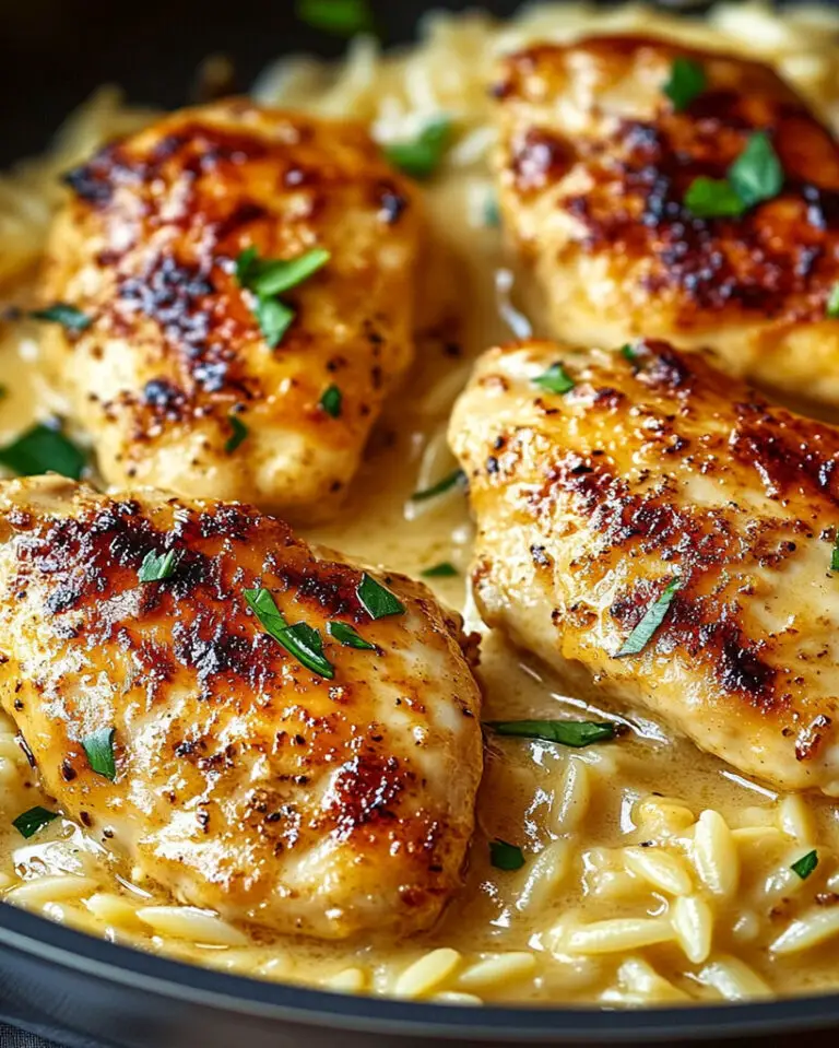Creamy Parmesan Chicken and Orzo – Easy Family Dinner